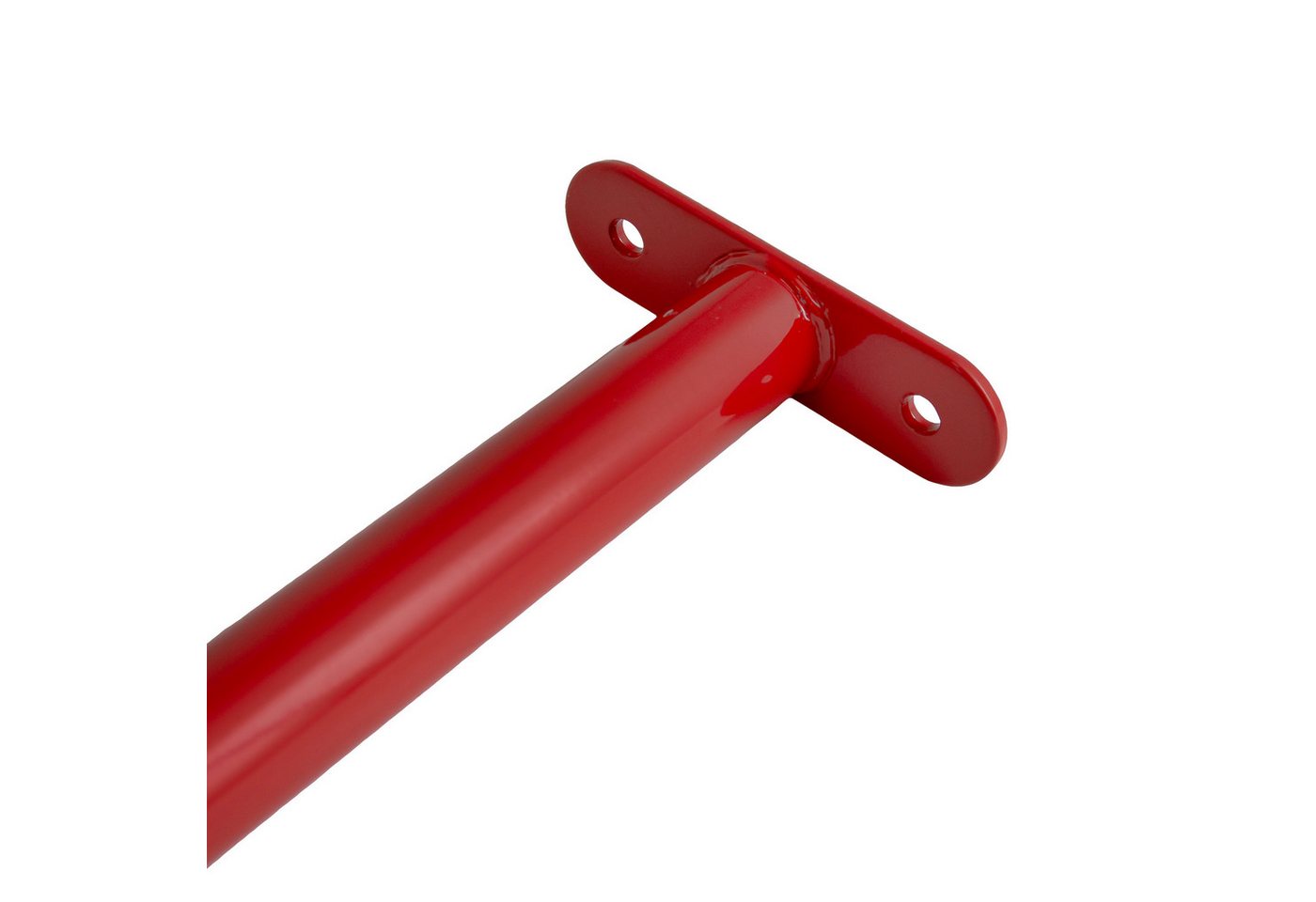 ROG-Gardenline Turnreck Reckstange Metall stabile Turnstange inklusive Montagematerial, (rot, 90 cm) Bild 2