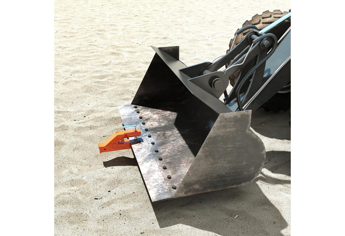 GarveeMore Anhängerkupplung Clamp Anhängerkupplung 2400LBS für Traktor Bucket Deere Bobcat Bild 5