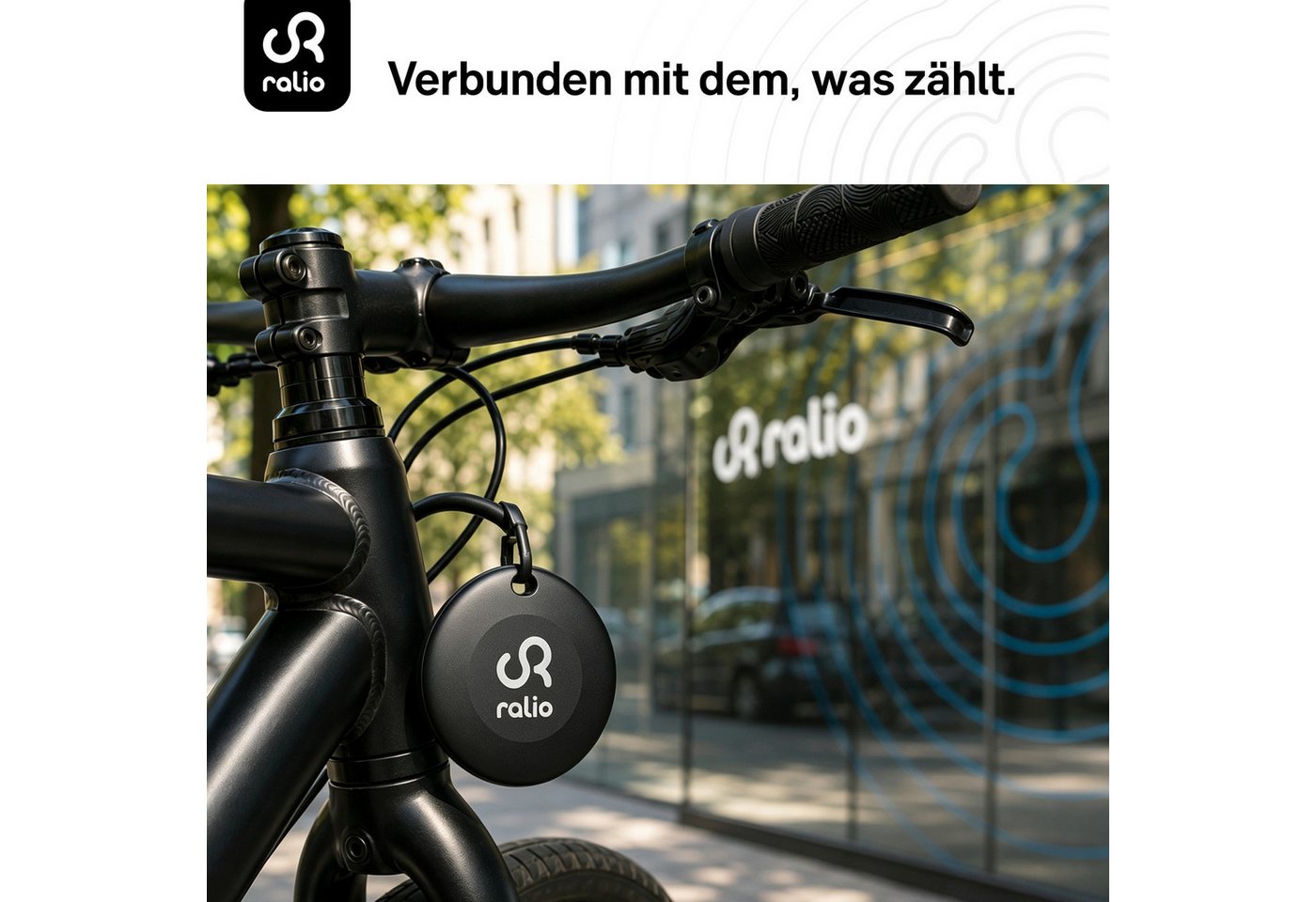 Ralio Bluetooth Tracker Android, kompatibel mit Google Find My Device GPS-Tracker (Smart Tag ohne Abo, für Schlüssel, Geldbörse, Tasche, Rucksack,Fahrrad) Bild 3