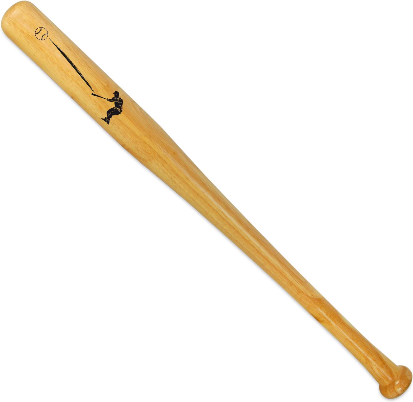 normani Baseballschläger Holz Baseballschläger 26 Lumber, Eschenholz, 26 ", Holzbaseballschläger mit Knauf am Griffende Bild 3