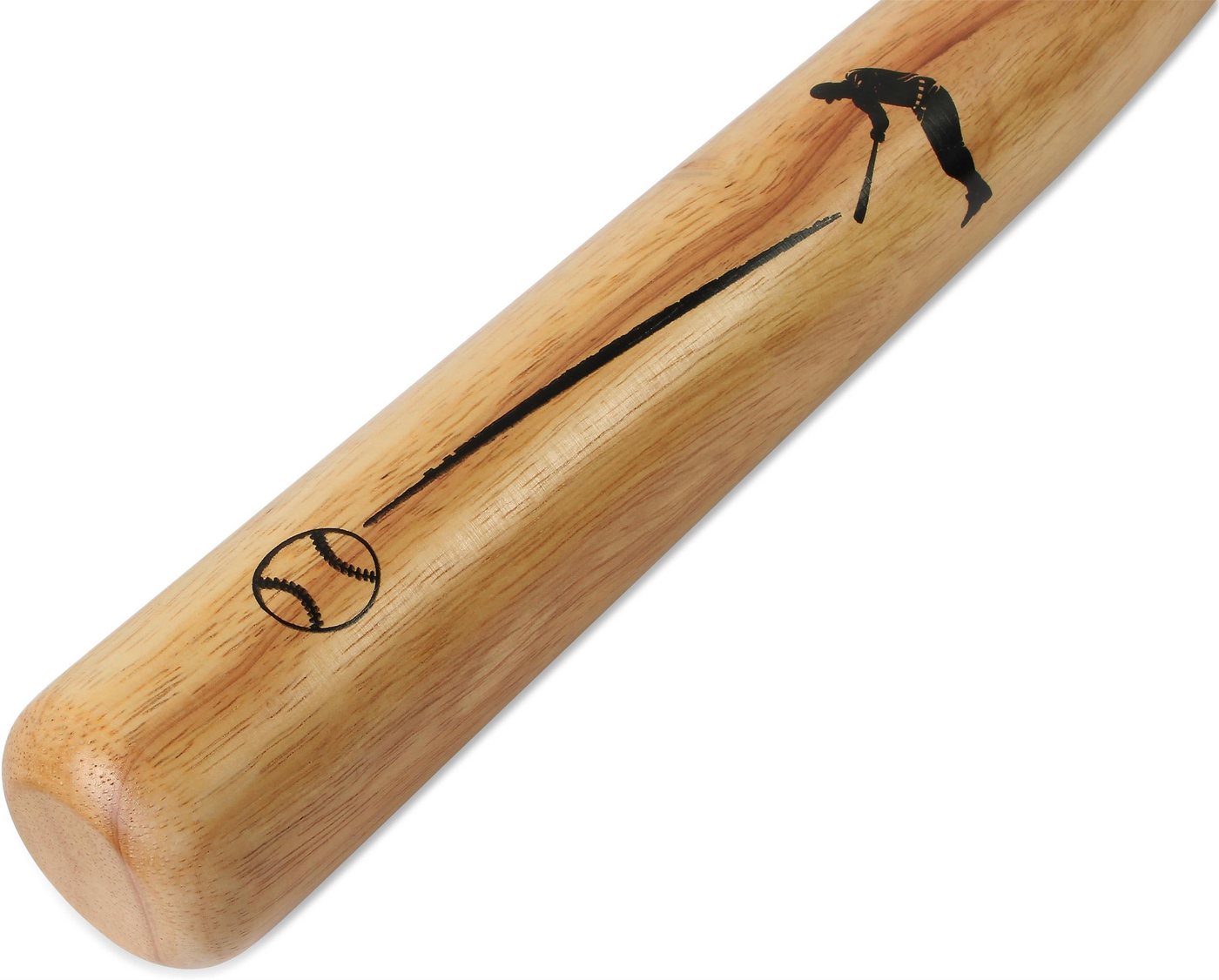 normani Baseballschläger Holz Baseballschläger 26 Lumber, Eschenholz, 26 ", Holzbaseballschläger mit Knauf am Griffende Bild 5