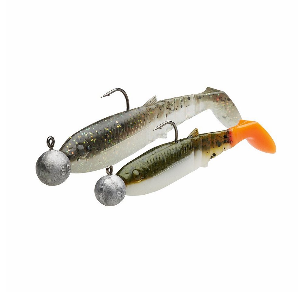Savage Gear Kunstköder Cannibal Shad Kit 5,5-12,5cm 36 Teile + Box Gummifische Jigköpfe, (Spar-Set), Cannibal Shad Kit 10 & 12.5cm Mixed Colors 36 Stück Bild 2