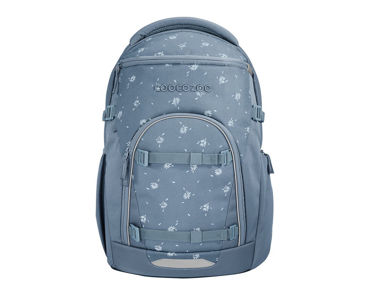 coocazoo Schulranzen Schulrucksack-Set BYTE Bloomy Daisy 2-teilig (2-teilig), für digitale Schule, ergonomisch, Easy-Grow-System