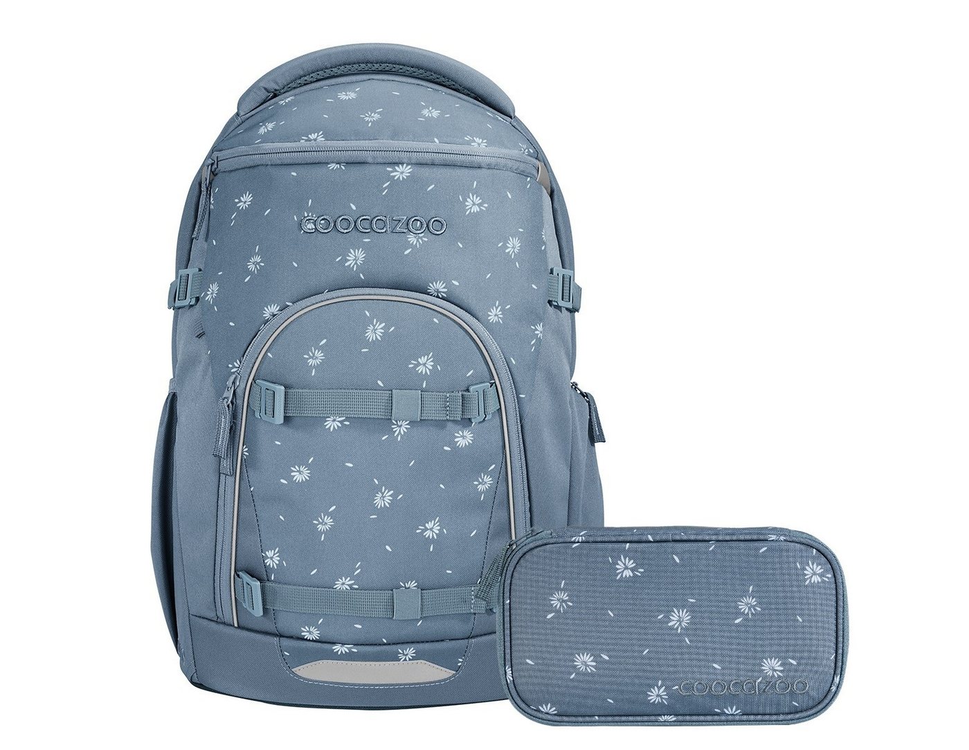 coocazoo Schulranzen Schulrucksack-Set BYTE Bloomy Daisy 2-teilig (2-teilig), für digitale Schule, ergonomisch, Easy-Grow-System Bild 5