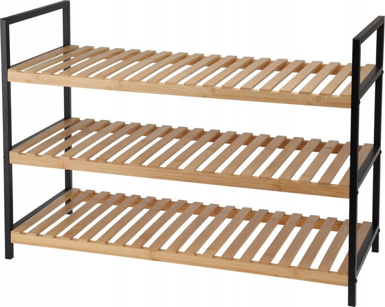 Schuhregal Mit 3 Ebenen, 70 X 30 X H 48 Cm