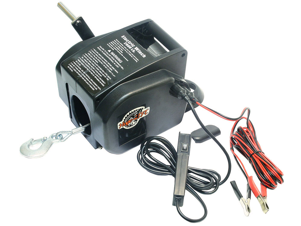 Varan Motors - Var-p2000-4 Elektrische Seilwinde Motorwinde Winde Hebezug 12v 907kg 9,2m Ø4,8mm Auto Boot