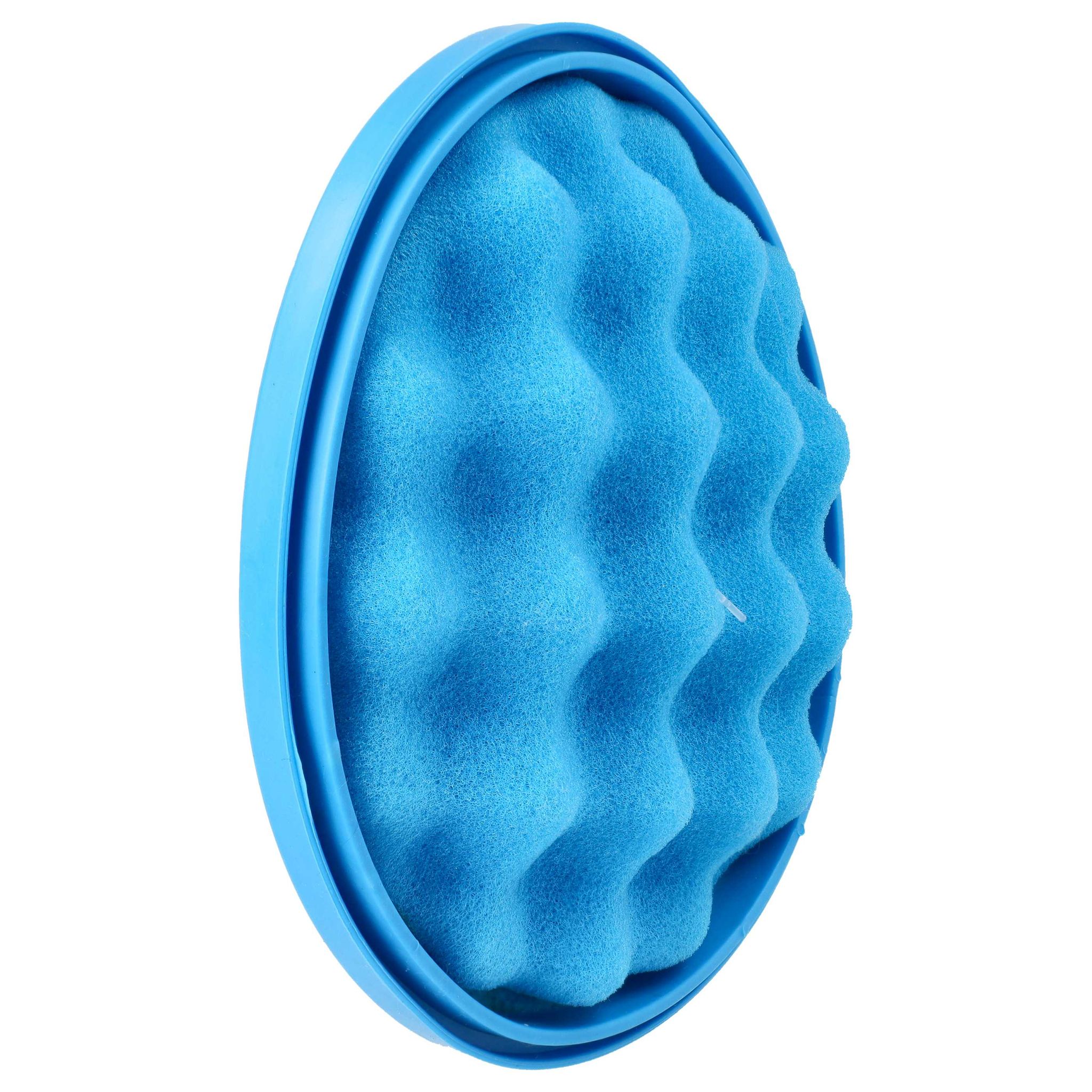 Vhbw Staubsaugerfilter Kompatibel Mit Samsung Vc21f50vnar/sw, Vc21f50vnar/ev, Vu10f40sbdd/ml Staubsauger - Schaumstofffilter, Vormotorfilter Blau Weiß