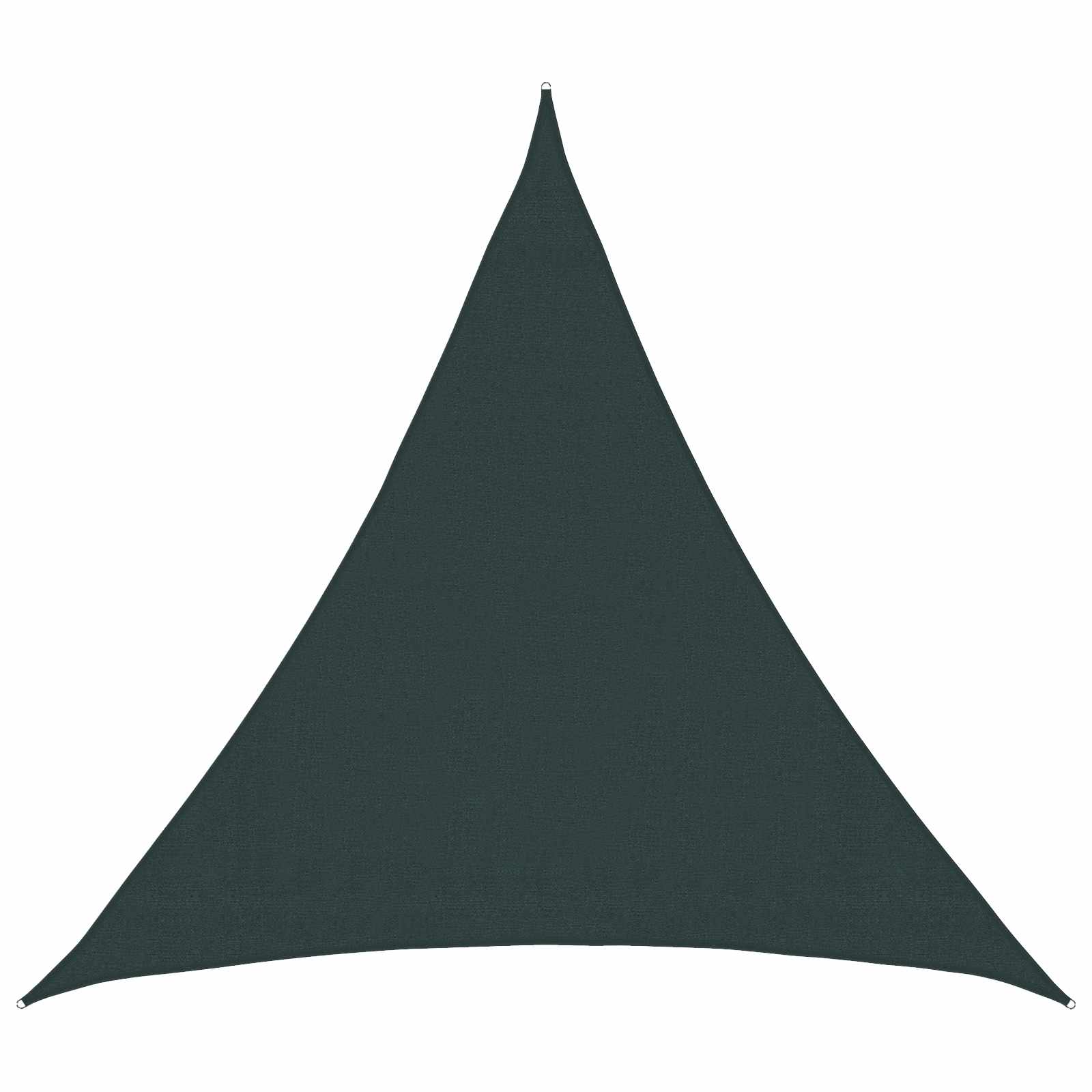Sonnensegel 2 X 2 X 2 M Hdpe Dreieckig Dunkelgrün Vidaxl