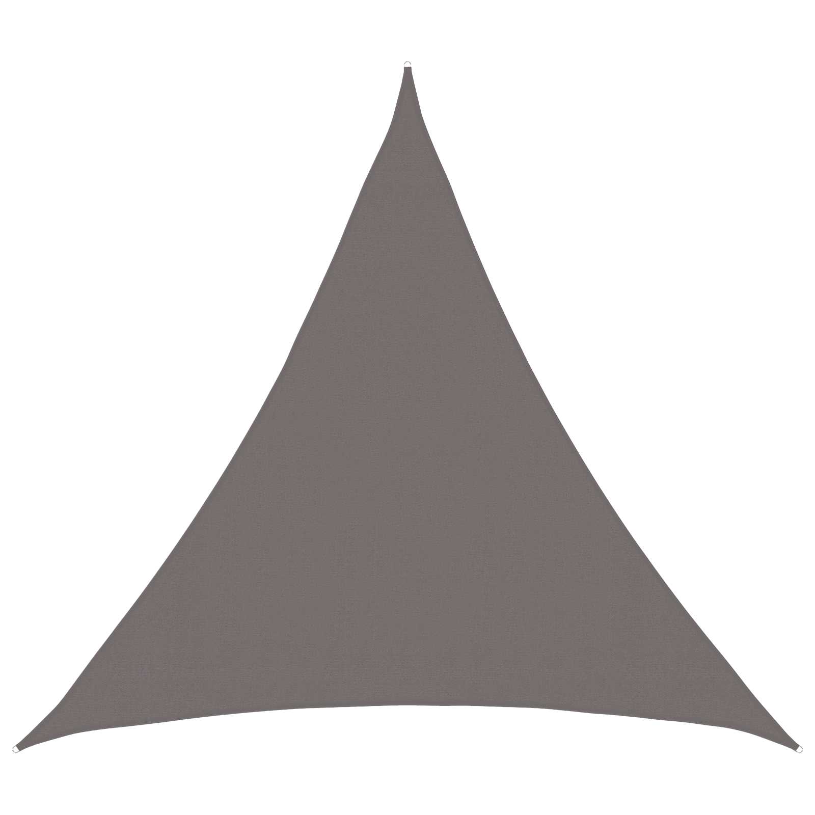 Sonnensegel 2 X 2 X 2 M Hdpe Dreieckig Hellgrau Vidaxl