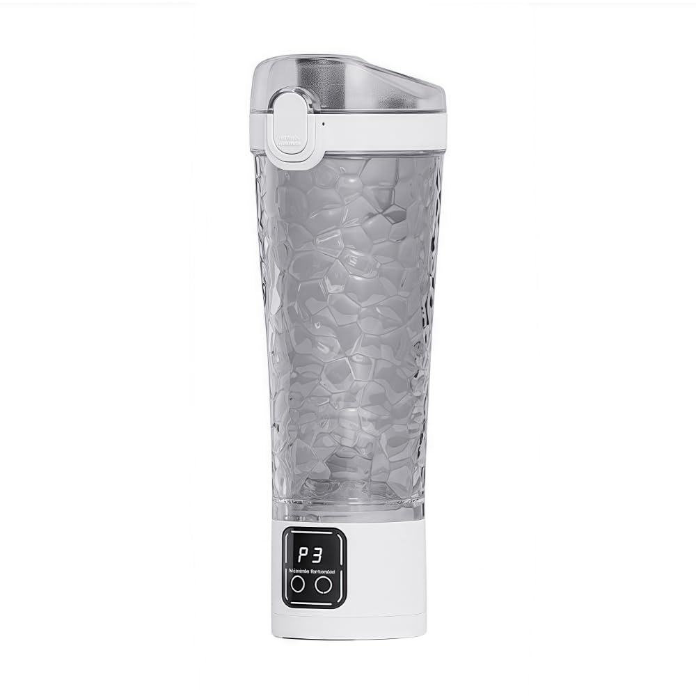 Elektrischer Protein-shaker, Sportflasche, Automatisches Mixen, Ideal Für Sport, Fitness, Fitnessstudio, Camping Und Outdoor-aktivitäten. Tragbar Und Wiederaufladbar (weiß).