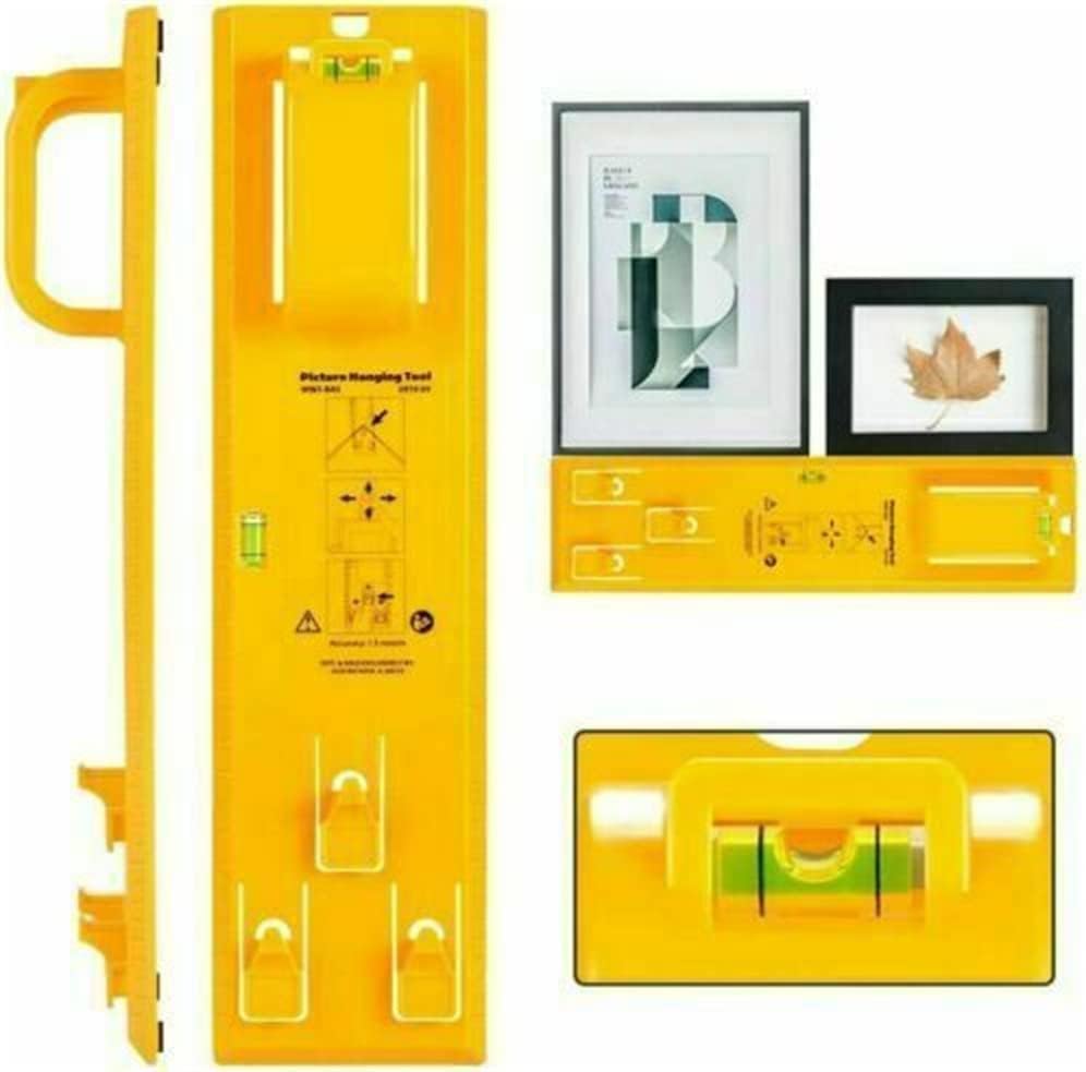 Bilderaufhänge-set Mit Wasserwaage Und Lineal, Für Zuhause Oder Büro (1 Stück) - Aquaforge