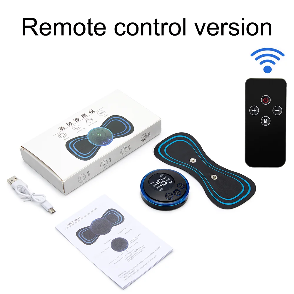 Wiederaufladbares Elektrisches Nackenmassagegerät, Ems-nackenmassagepflaster Zur Linderung Von Muskelschmerzen, Dropshipping-unterstützung 03272-aquaforge