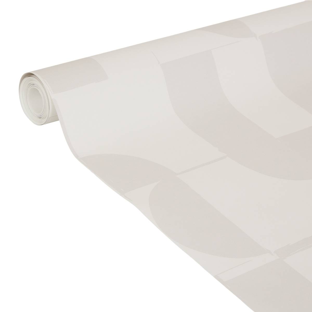 Geometrische, Vorbeschichtete Tapete „manuel“, 53 X 1000 Cm, Beige - Atmosphera Créateur D'Intérieur