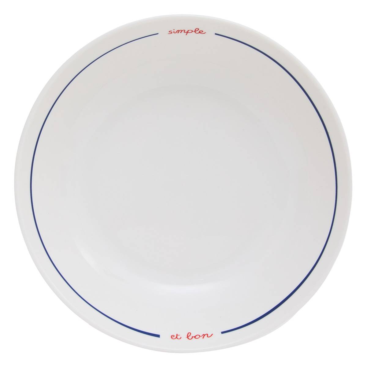 6er-set Tiefe Teller „fra Ronde“, Durchmesser 20 Cm, Blau - Atmosphera Créateur D'Intérieur