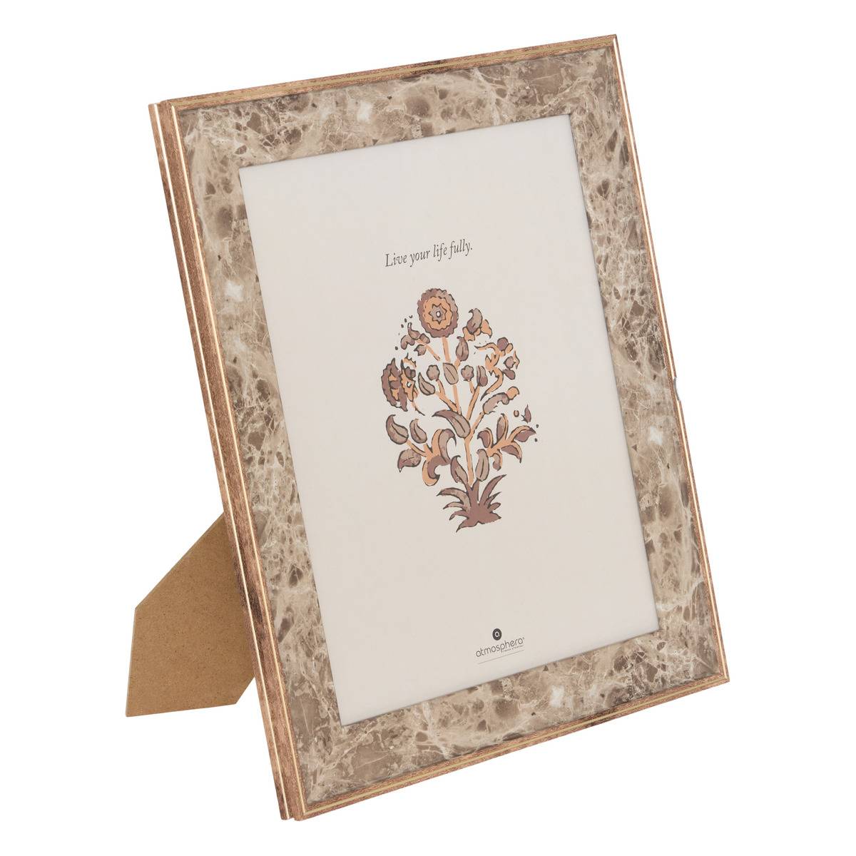 Rechteckiger Mable-fotorahmen, 20 X 25 Cm, Braun - Atmosphera Créateur D'Intérieur