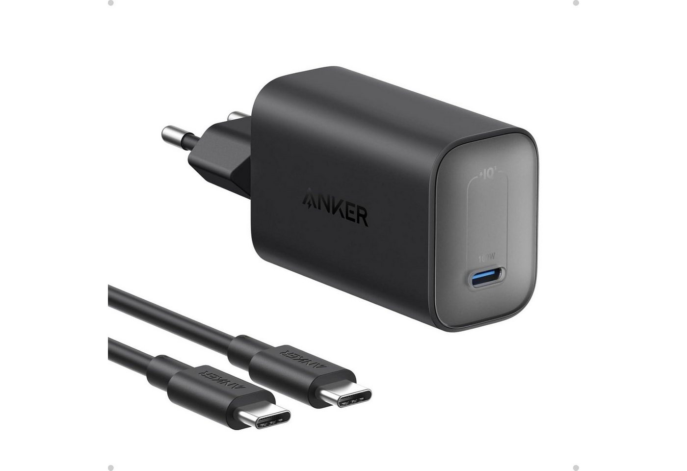 Anker Anker Nano Charger 100w Kabel 1c Black Ladeadapter 100 W 1x Usb-c® Usb Pd Schwarz Innenbereich