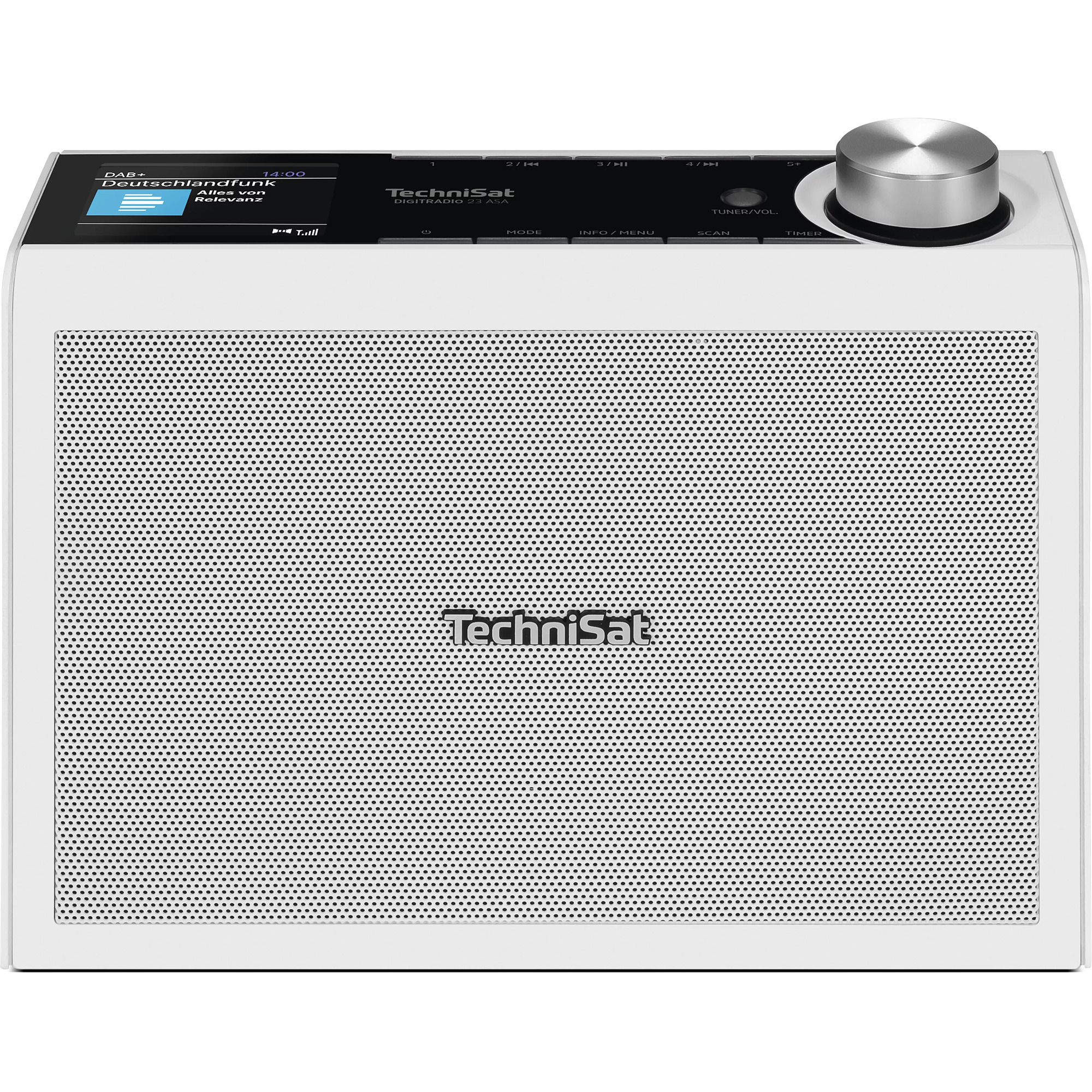 Technisat Digitradio 23 Asa, Weiß Unterbauradio Dab+, Fm Weiß