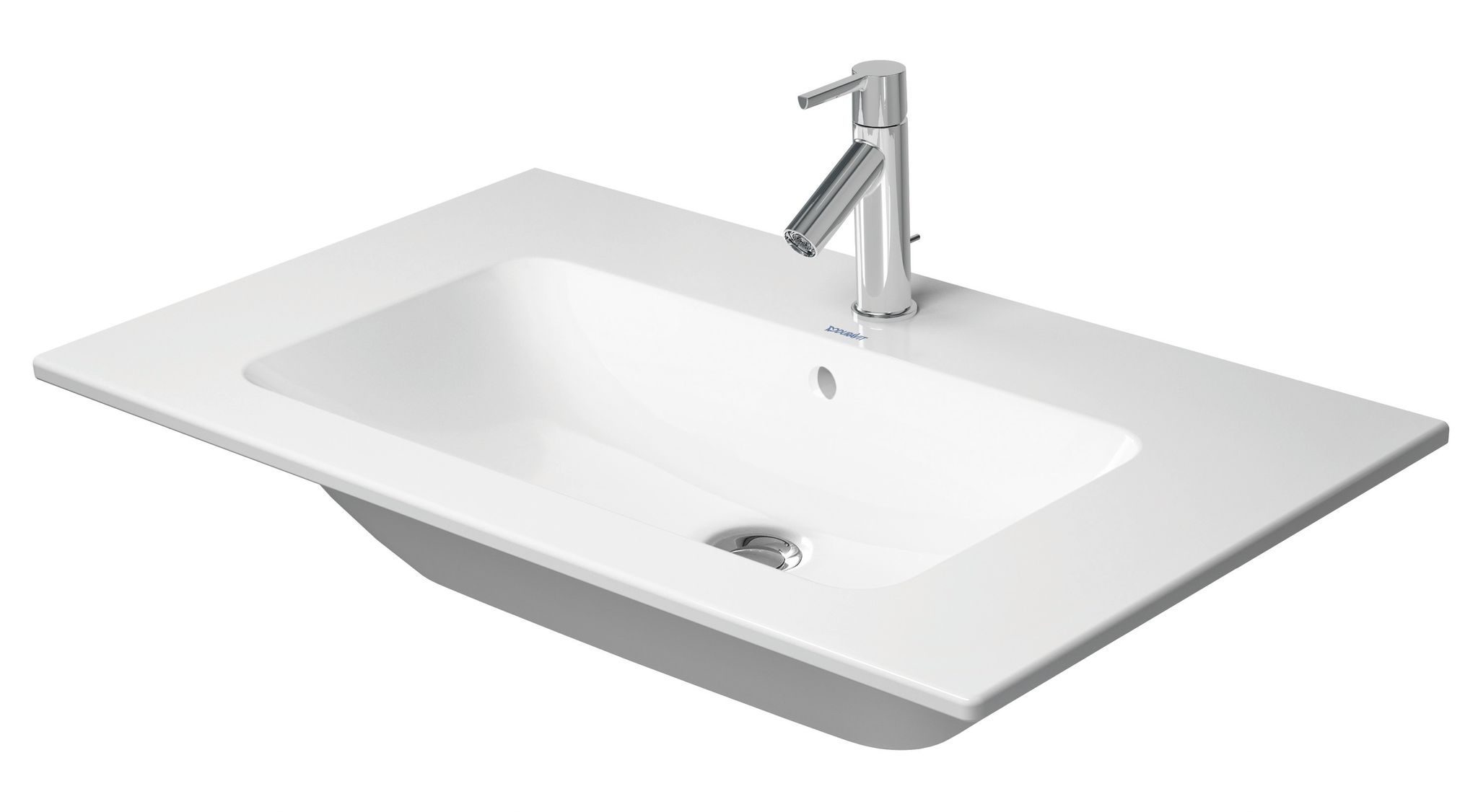 Duravit Me By Starck Möbelwaschtisch, Mit Überlauf, 1 Hahnloch,