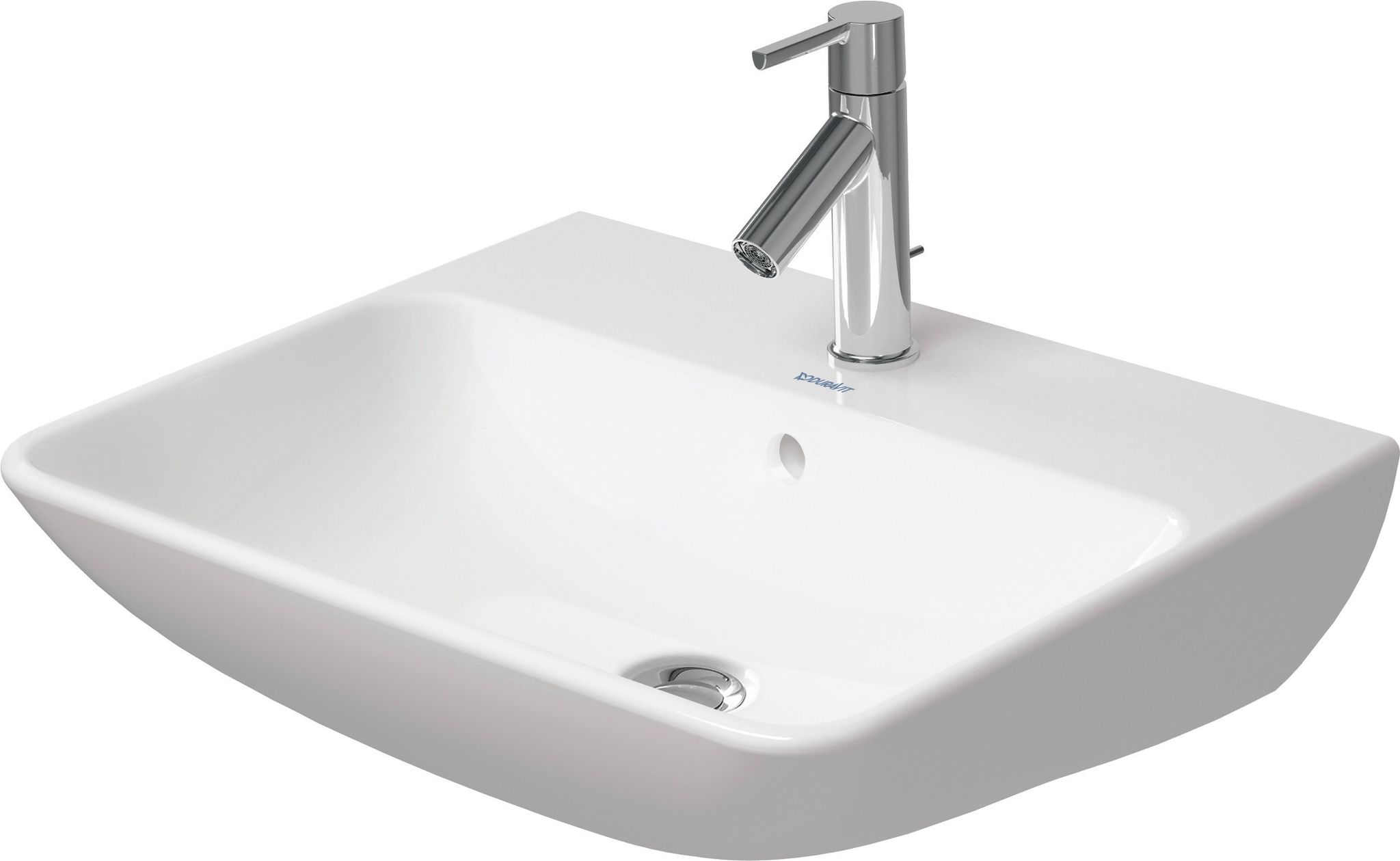 Duravit Me By Starck Waschtisch, Mit Überlauf, 1 Hahnloch, 550mm,