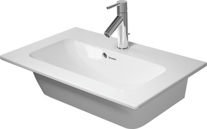 Duravit Me By Starck - Waschbecken 63 X 40 Cm, Mit Überlauf, Ohne Hahnloch, Durashield, Weiß 234263aa60