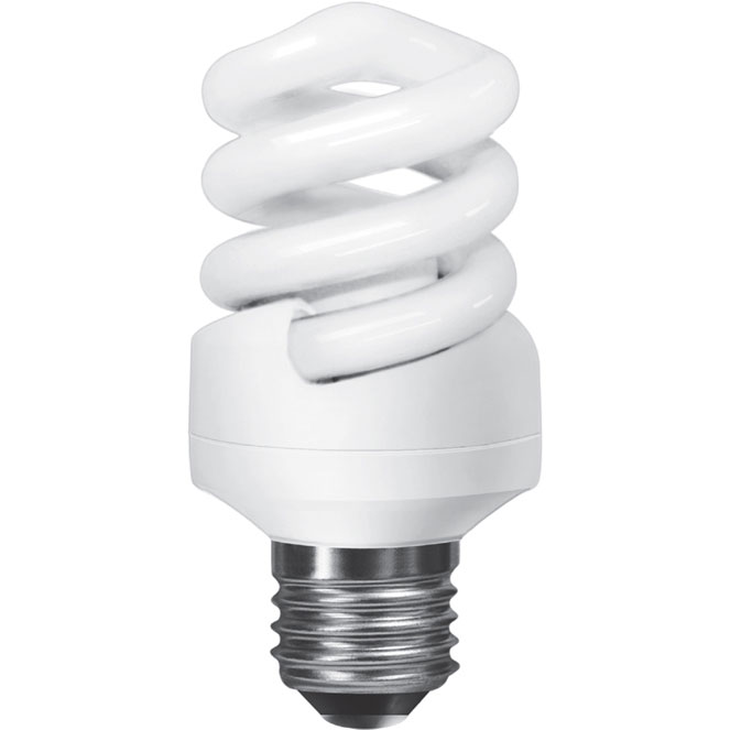 Glühbirne E27 (dick) Extra Spiralförmig Mini Supreme 11w 2700k 584lm -a