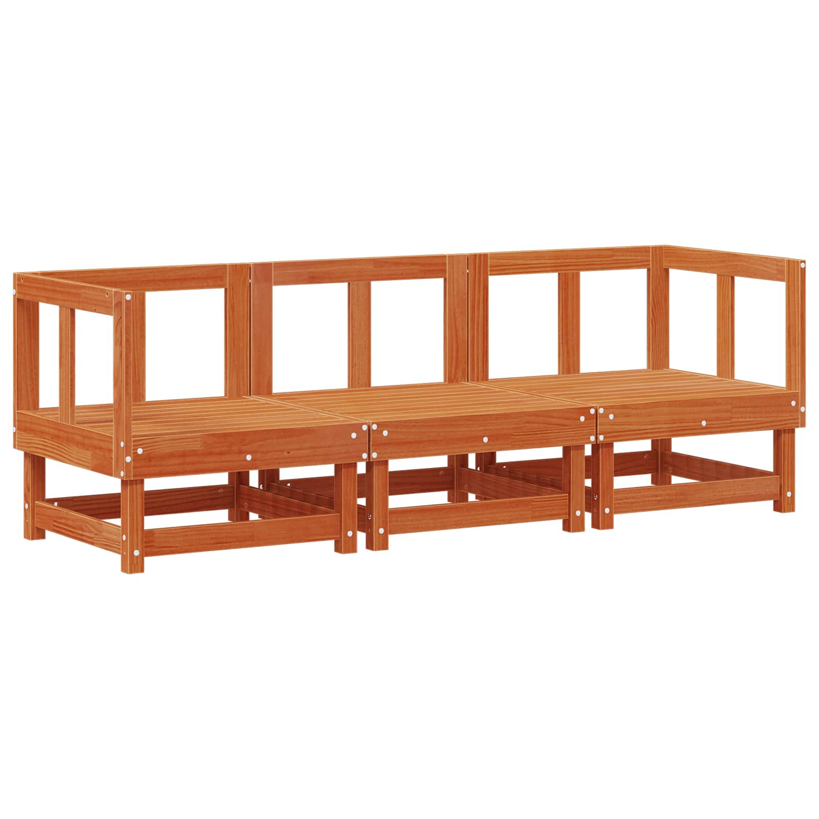 Maison Exclusive - Sectional Sofa Einheiten Massives Kiefernholz
