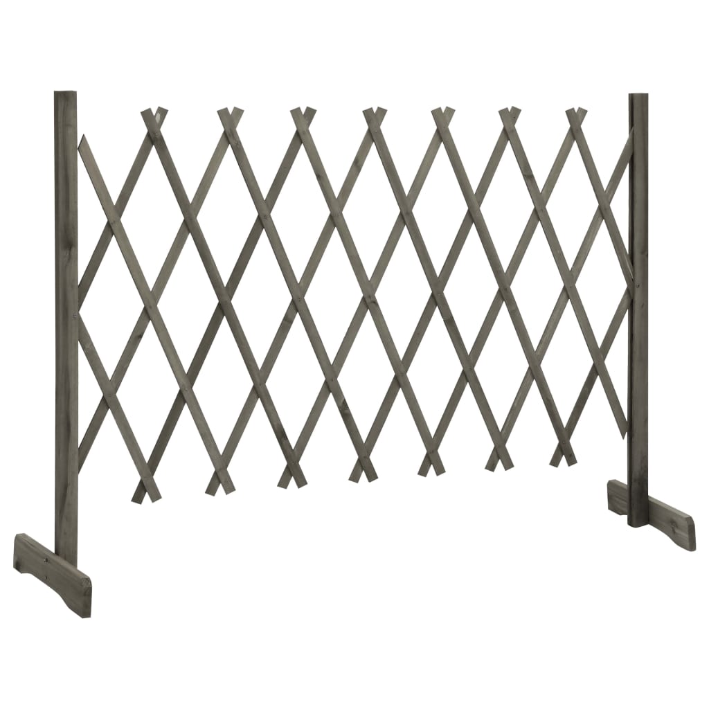 Maison Exclusive - Garten-rankzaun Grau 150x80 Cm Massivholz Tann