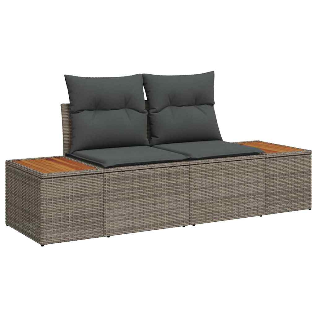 Maison Exclusive - Gartensofa-set 8 Stk. Grau