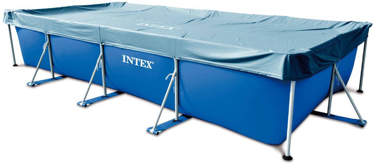 Poolfolie Rechteckig 4 -50x2 -2m Schlauchförmig Nachtblau - Intex