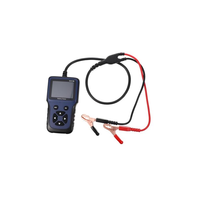 Autobatterietester Mit Integriertem Ladesystemanalysator, Druck- Und Anzeigefunktion, Vielseitiges Kfz-diagnosegerät -