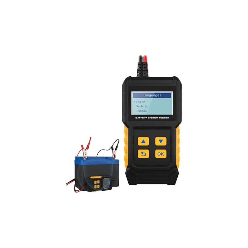 Kfz-batterietester – Laderegler Für Pkw, Kompakter Spannungsanalysator Für Motorräder, Lkw, Anhänger, Quads, Werkbänke Und Lichtmaschinen