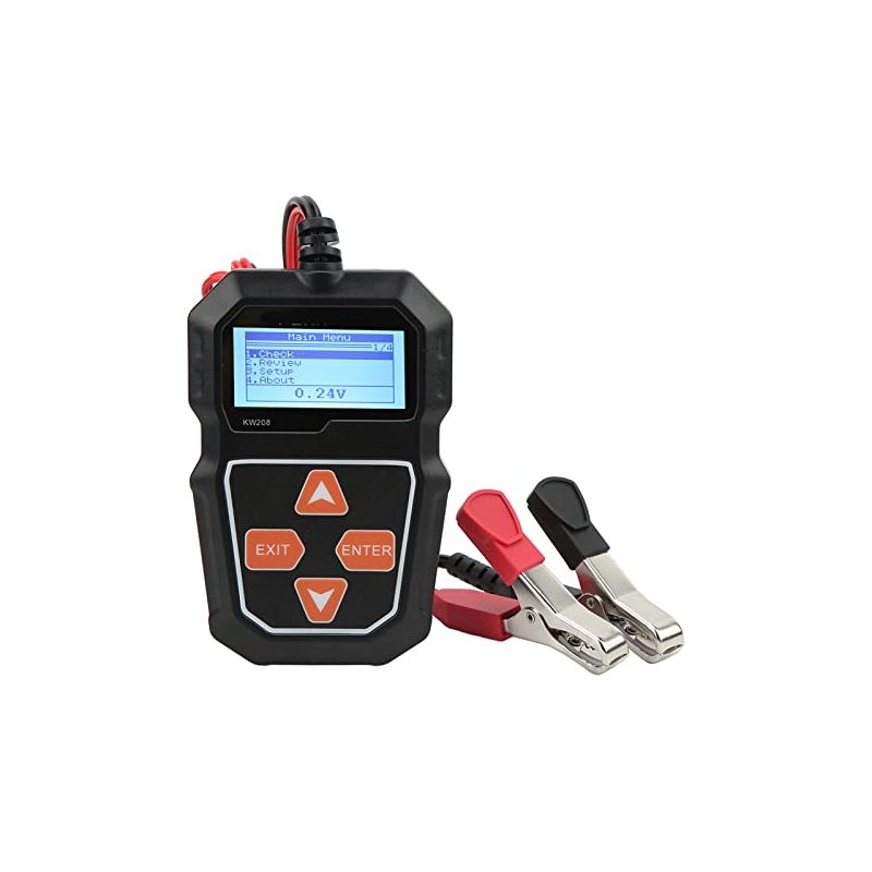 12-v-autobatterietester, Digitaler Autoanalysator, Lichtmaschinentester Für Lkw Und Suv – Tft-lcd-farbbildschirm, Breiter Kaltstartstrombereich (100–2000 A), Einfache Bedienung