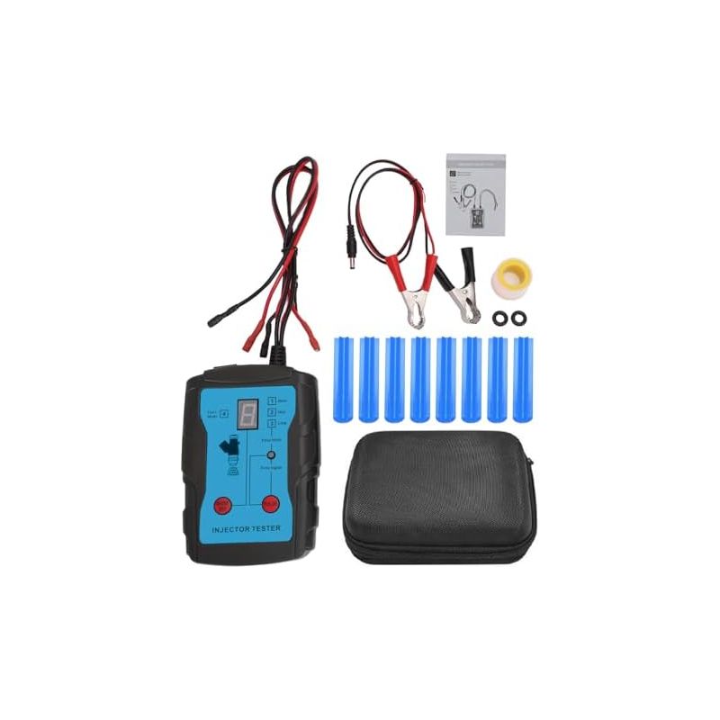 Service-kit Für Fahrzeug-kraftstoffeinspritzdüsen, Zweikanal-tester, Zuverlässiges Diagnosewerkzeug, Blaues Abs-material -