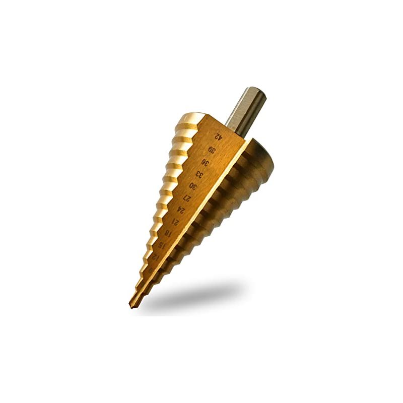 42-mm-hss-stufenbohrer, 14 Stufen, Konischer Bohrer Für Holz, Kunststoff Und Weichmetall