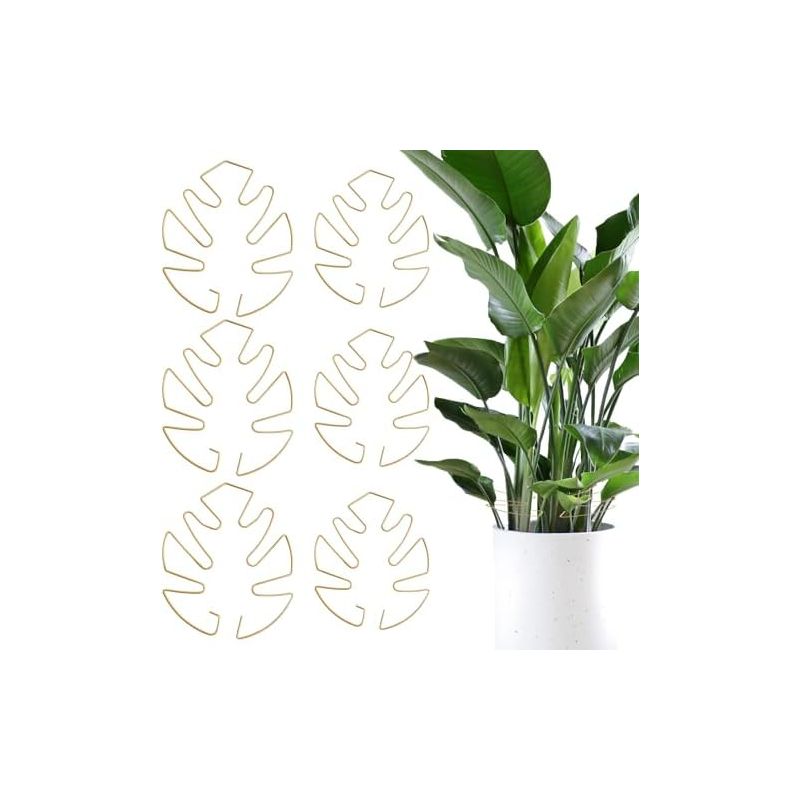 Set Mit 6 Monstera-kletterpflanzenstützen, Monstera-blattstützen, Für Den Innenbereich, Dekorative Stütze -