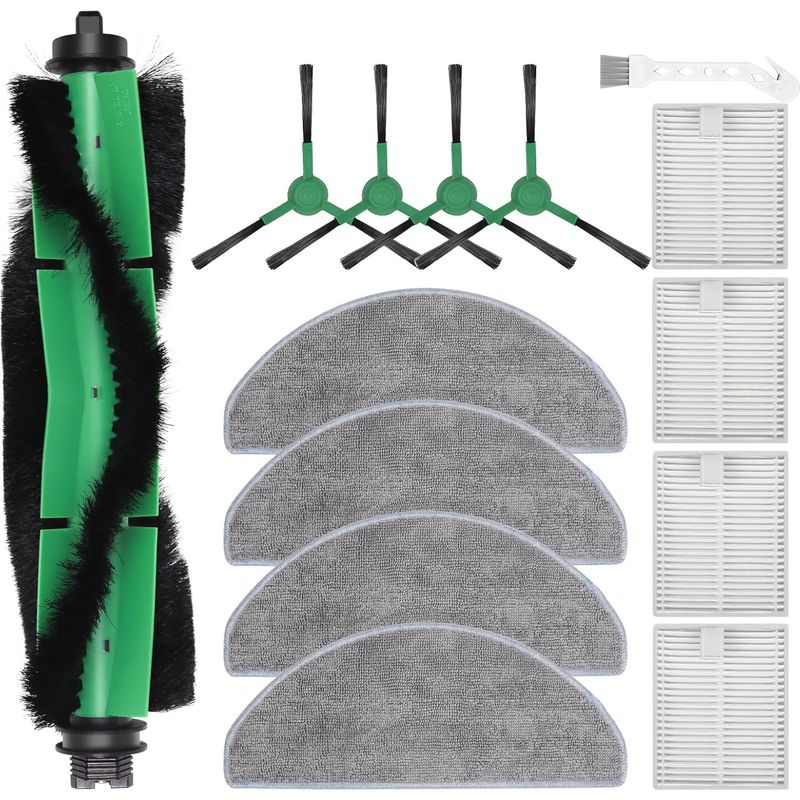 1 Zubehörset Für Irobot Roomba Combo Essential Y0112 Y0510, 1 Hauptbürste, 4 Filter, 4 Seitenbürsten, Für Saugroboter
