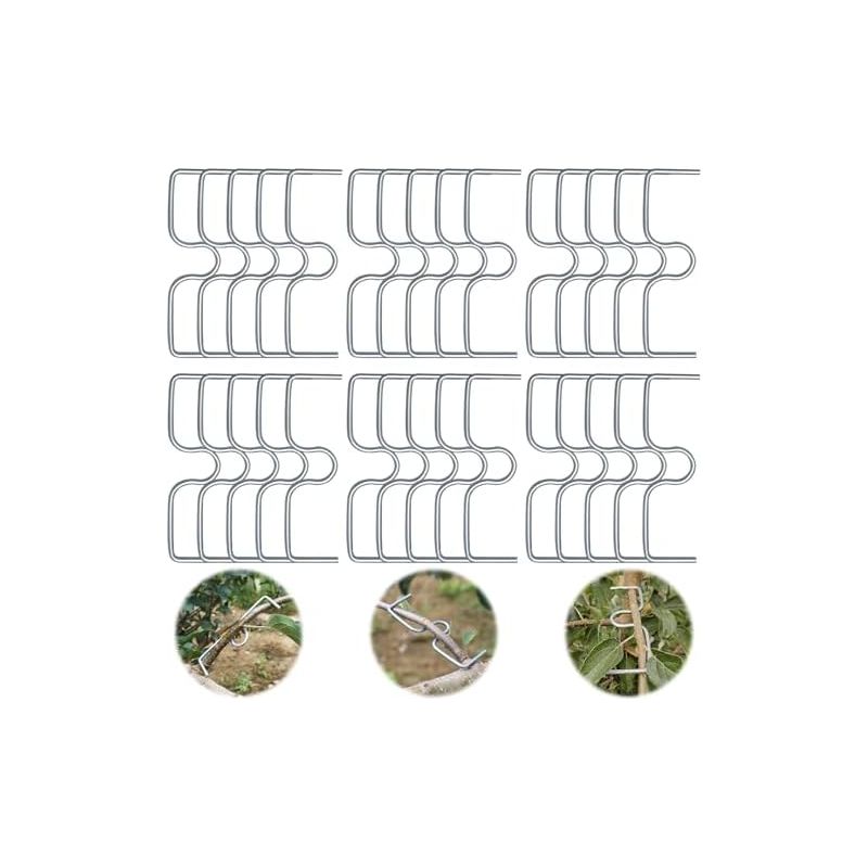 Set Mit 30 Astspreizern Für Obstbäume, Fruchtstützen, Metall-gartenclips Zum Spreizen Und Strecken Von Obstbaumästen -