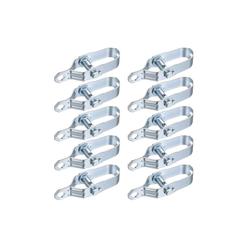 10 Stück Drahtgitterspanner, Zaunspanner, Wäscheleine Für Den Außenbereich, Verstellbares 105-mm-kabel Für Gartenseile, Gewächshäuser, Feste Zäune -