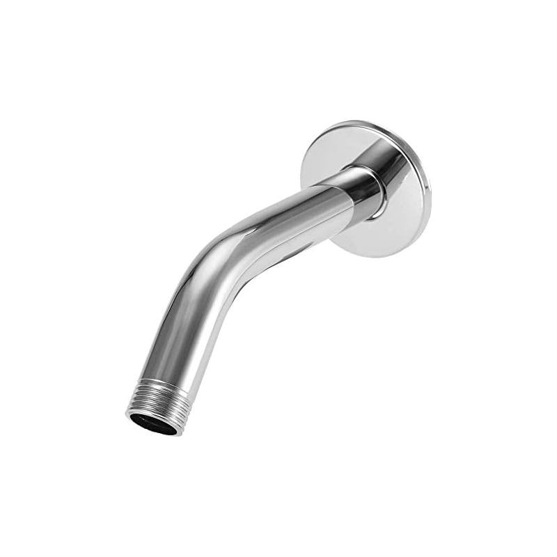 G 1/2" Edelstahl-duschschlauch, Rundkopf-duschkopf-verlängerungsschlauch, Wandmontage (6 Zoll)