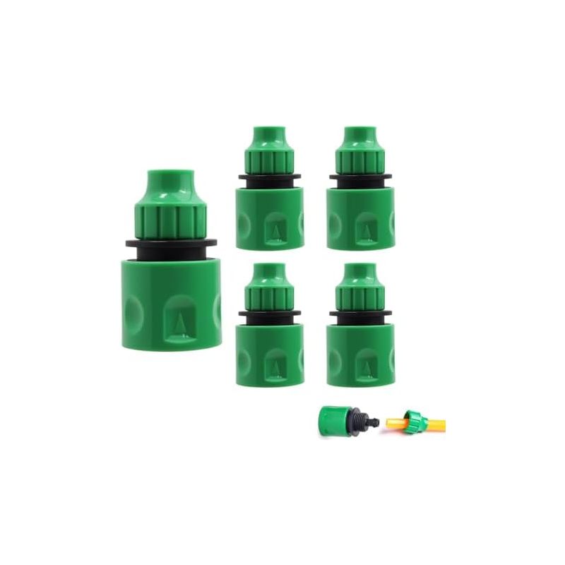 5 Stück Kunststoff-schlauchverschraubungen 4/7 Und 8/11, Schnellkupplungen Für Bewässerungssysteme, Unverzichtbares Zubehör Für Garten, Sprinkler Und Bewässerungsanlagen -