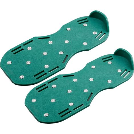 Rasenlüfterschuhe - Faltbar - Ergonomisch - Universalgröße - Rasenlüfter - Grün (3013cm)