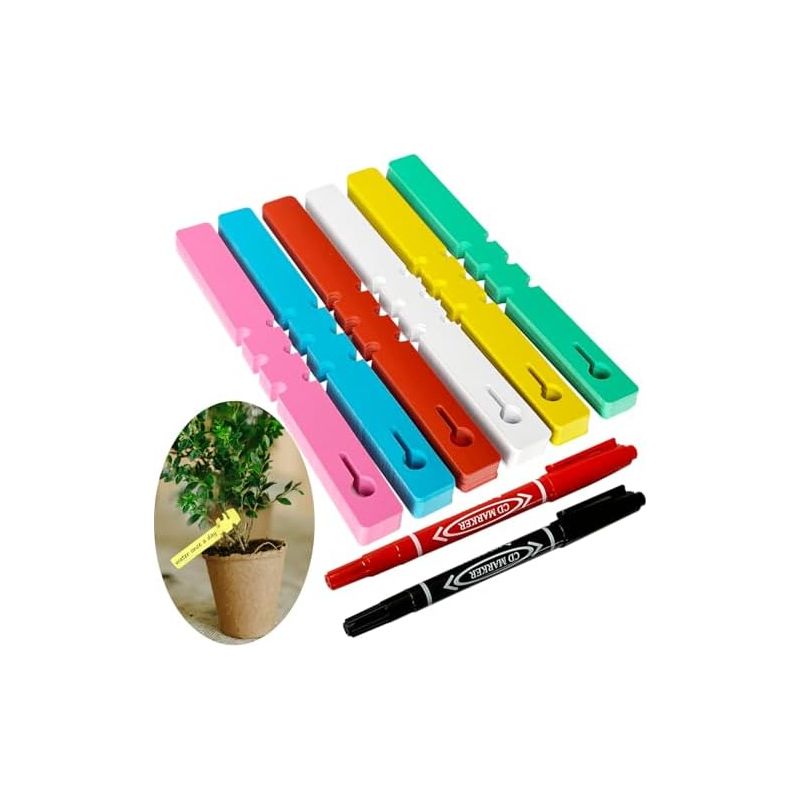 300 Stück Kunststoff-pflanzenetiketten Für Gemüsegärten, Gartenetiketten Zur Kennzeichnung Und Markierung Verschiedener Obstbäume, Sowie 2 X 21 Cm (300)