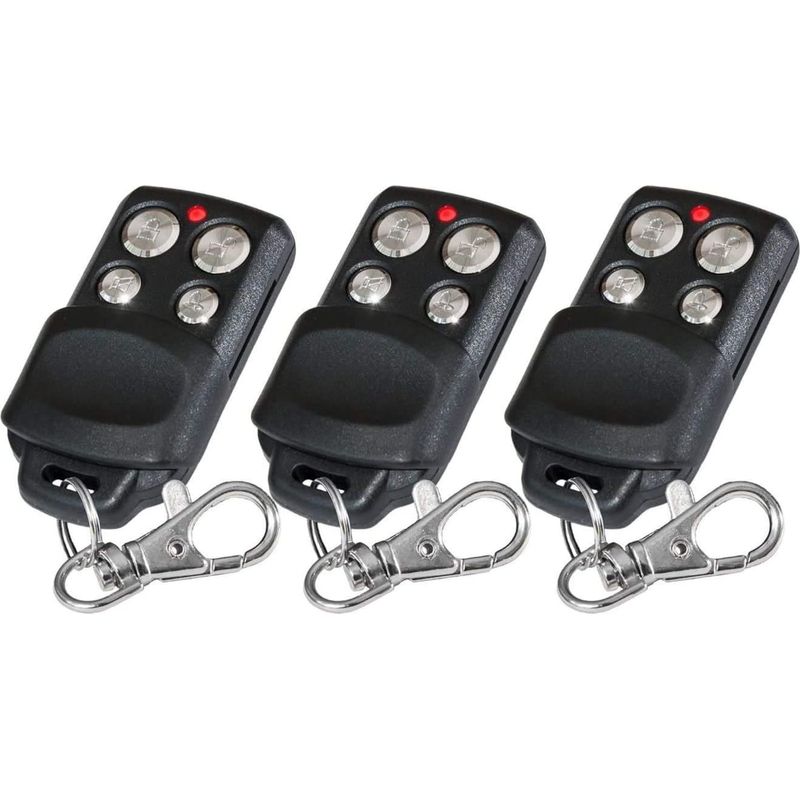 Packung Mit 3 Ersatz-fernbedienungen Mit Rolling Code 433,33 Mhz. Packung Mit 3 Hochwertigen Ersatz-fernbedienungen.