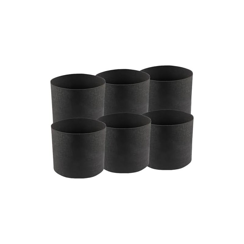 Set Mit 6 Pflanzsäcken, 3,8 L, Mit Stab, Aus Stoff, Tomatentopf, Erdbeertopf, Pflanzkorb (1 Gallone) 6 Stück 1 Gallone -