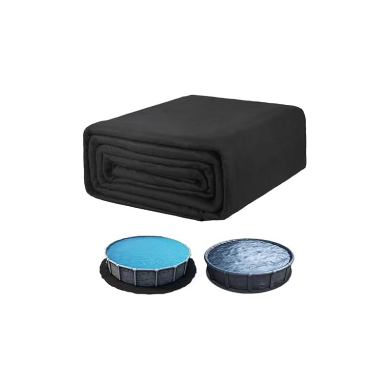 Poolbodenmatte, 3,05 X 3,66 M, Poolschutz Für Aufstellpools, Faltbare, Wasserdichte Abdeckung, Whirlpool- Und Spa-zubehör, Durchmesser -