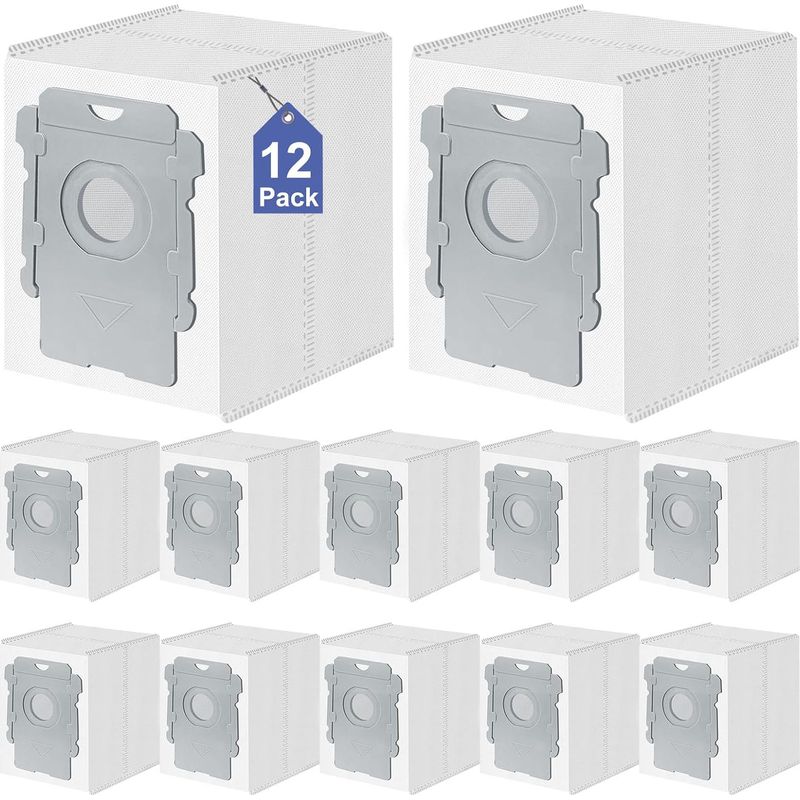 12 Staubsaugerbeutel Für Irobot Roomba Isj Serie, 3-liter-filtration, Clean Base