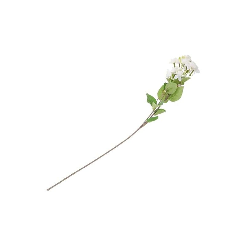 Künstliche Blumen - Tischdekoration, 9 Köpfe, Realistischer Weißer Seidenjasmin, Handgefertigt Für Hochzeiten