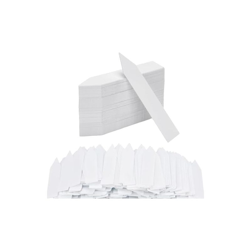 200 Stück 5x1cm Kunststoffetiketten, Mini-pflanzenetiketten, Weiße Gartenetiketten Für Setzlinge, Gemüsegarten, Pflanzen -