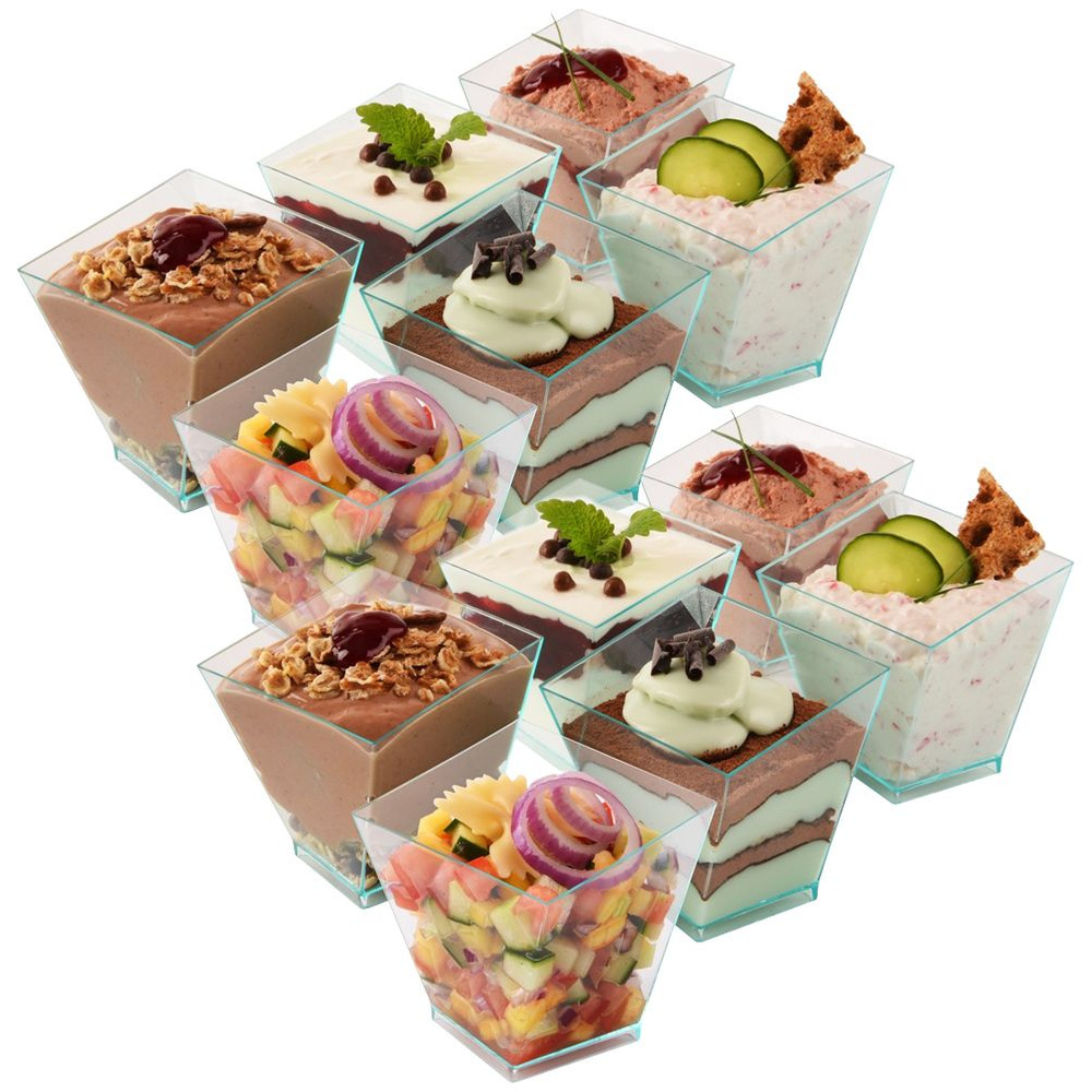 Mini-dessertbecher-set, 12 Stück, 120 Ml
