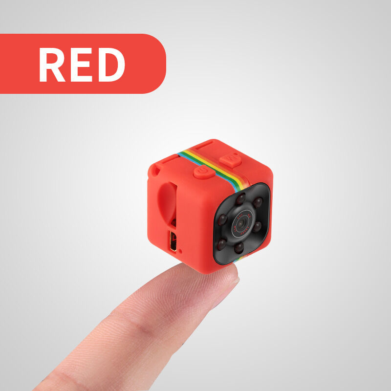 Minikamera, Versteckte Kamera Mit 1080p Hd, Kabellose Tragbare Kamera Mit Bewegungserkennung Und Nachtsicht Für Zuhause, Auto, Büro (rot)-